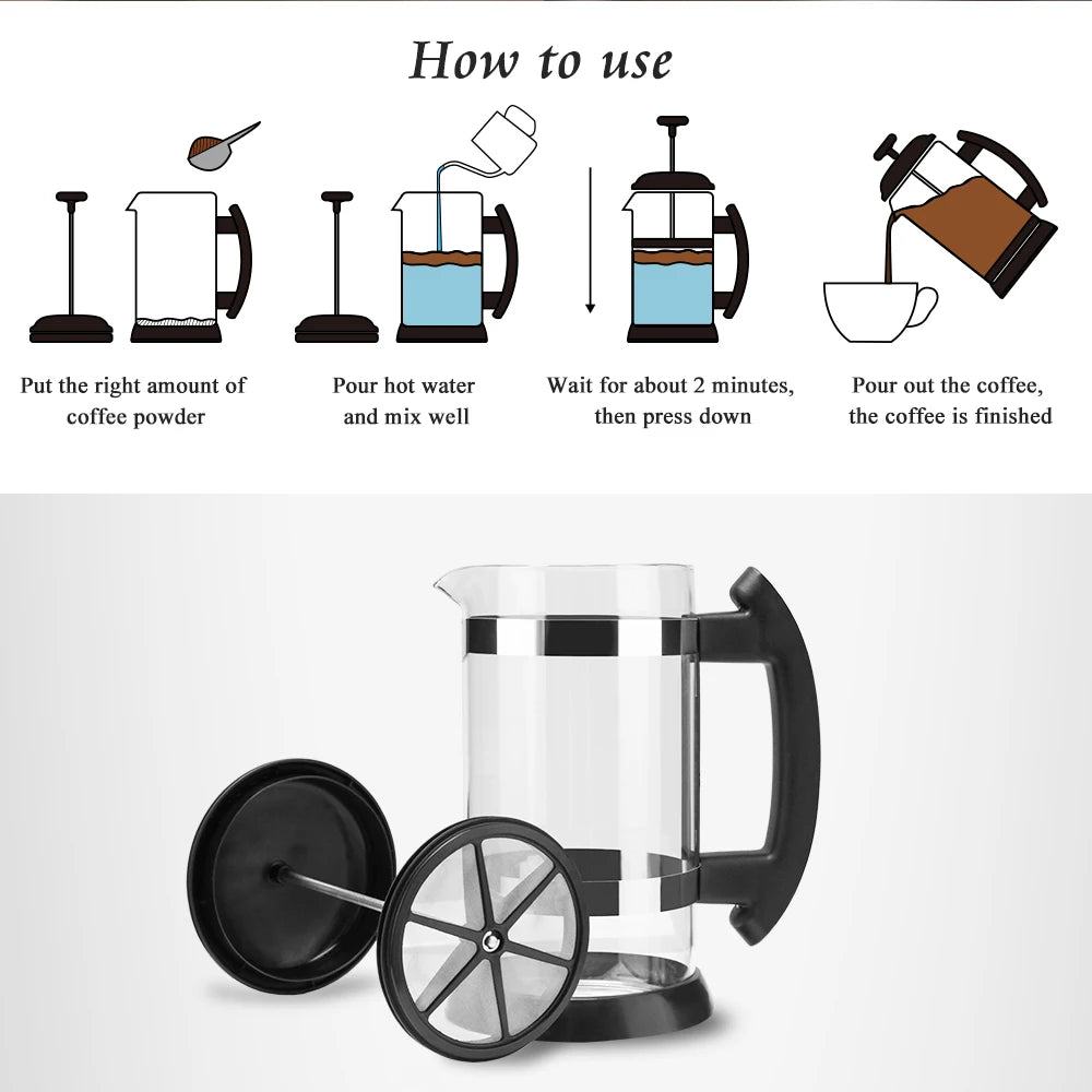 French Press Coffee & Tea Maker