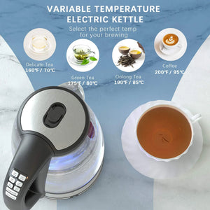 DEVISIB Temperature Control Electric Kettle