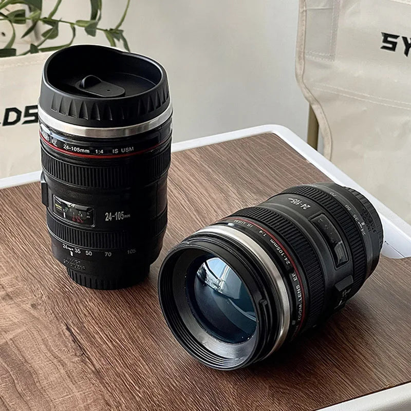 Camera Lens Travel Mug