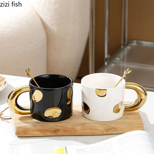 Electroplated Ceramic Office Mug