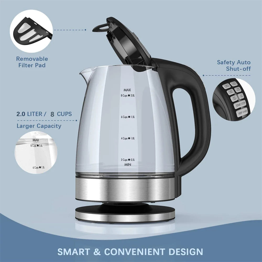 DEVISIB Temperature Control Electric Kettle