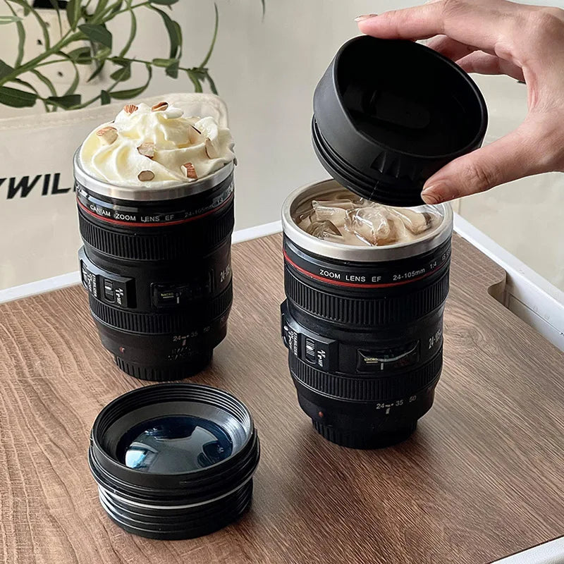 Camera Lens Travel Mug