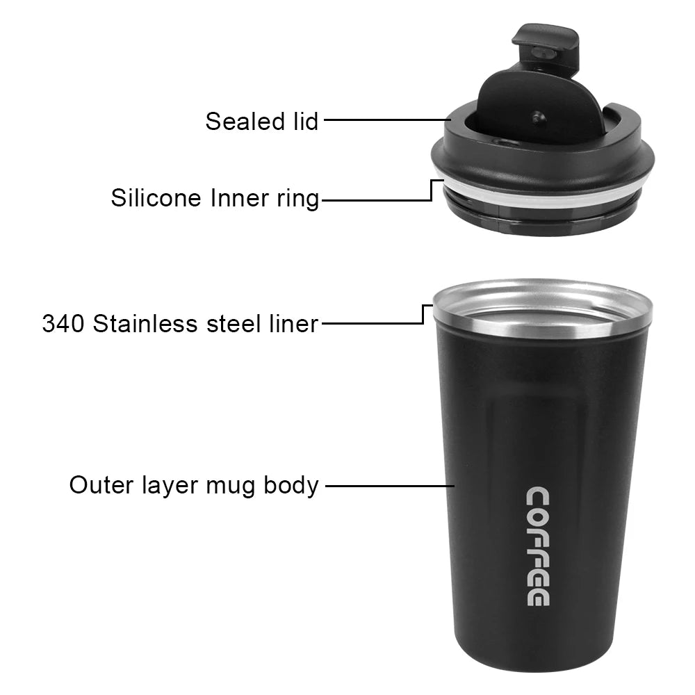 Leak-Proof Travel Thermo Mug