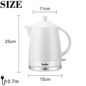 1.7L Cordless Ceramic Electric Kettle