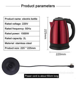 EDTID 2L Electric Stainless Kettle